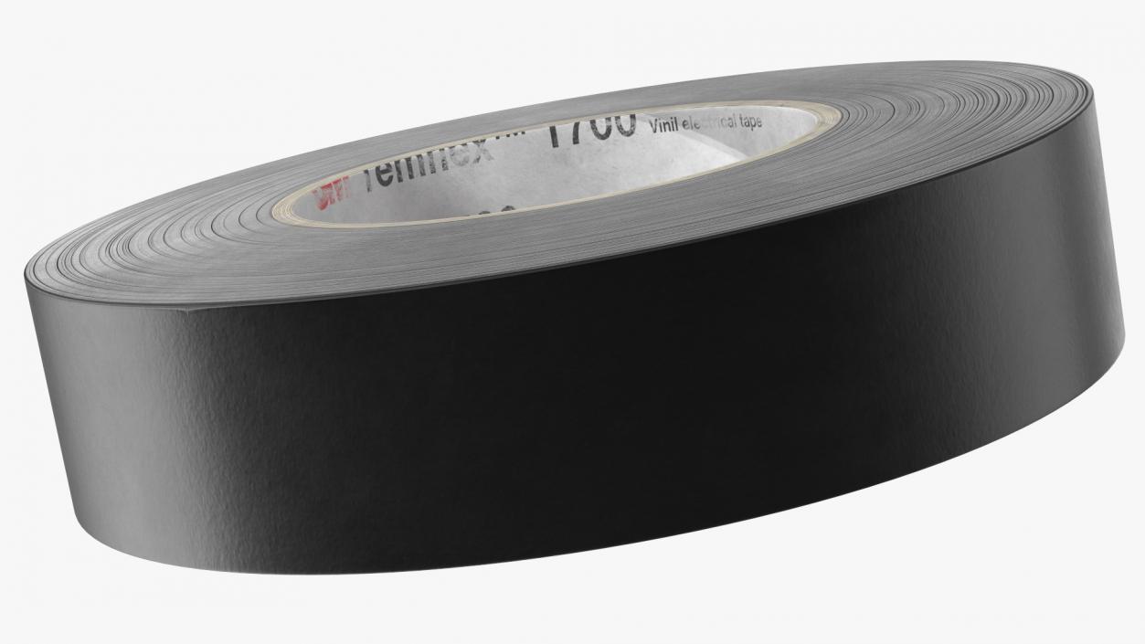 3D Temflex 3M Vinyl Electrical Tape Black model