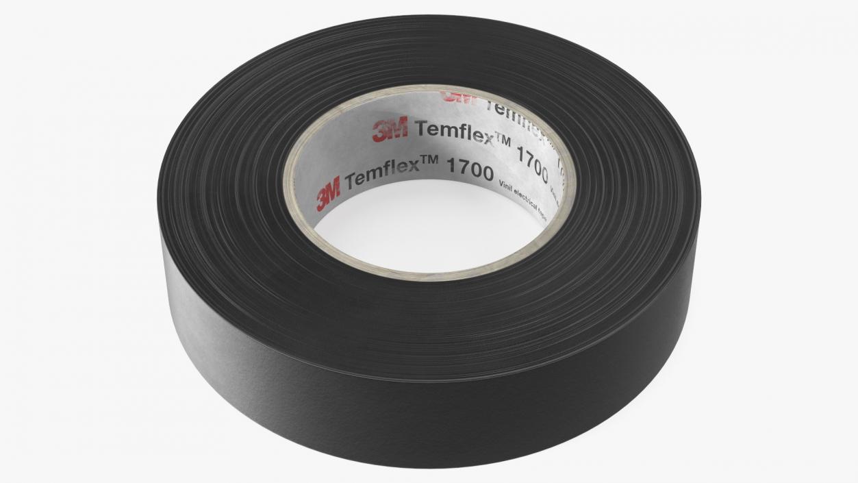 3D Temflex 3M Vinyl Electrical Tape Black model