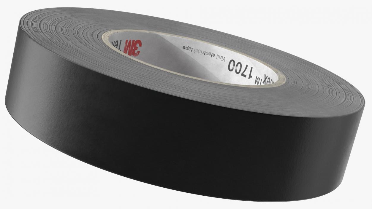 3D Temflex 3M Vinyl Electrical Tape Black model