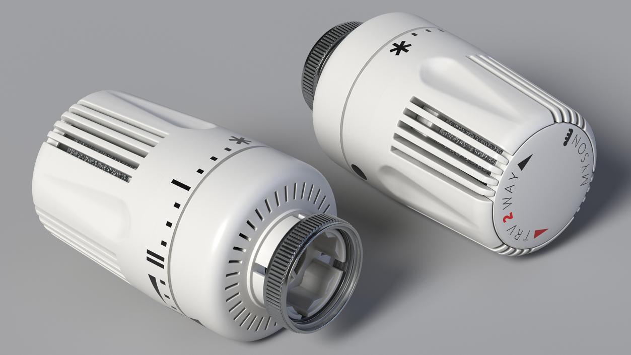 Thermostatic Radiator Valve-Head 3D