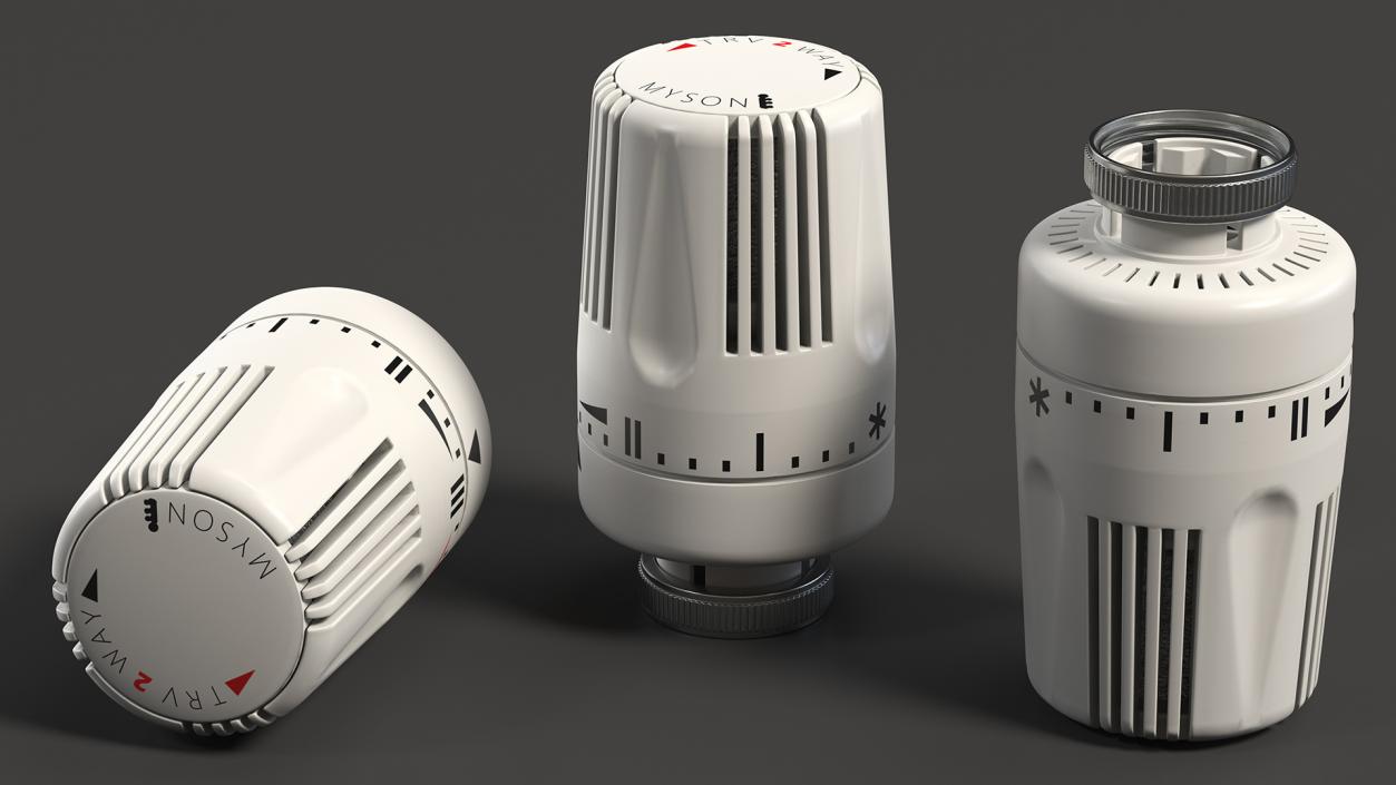 Thermostatic Radiator Valve-Head 3D