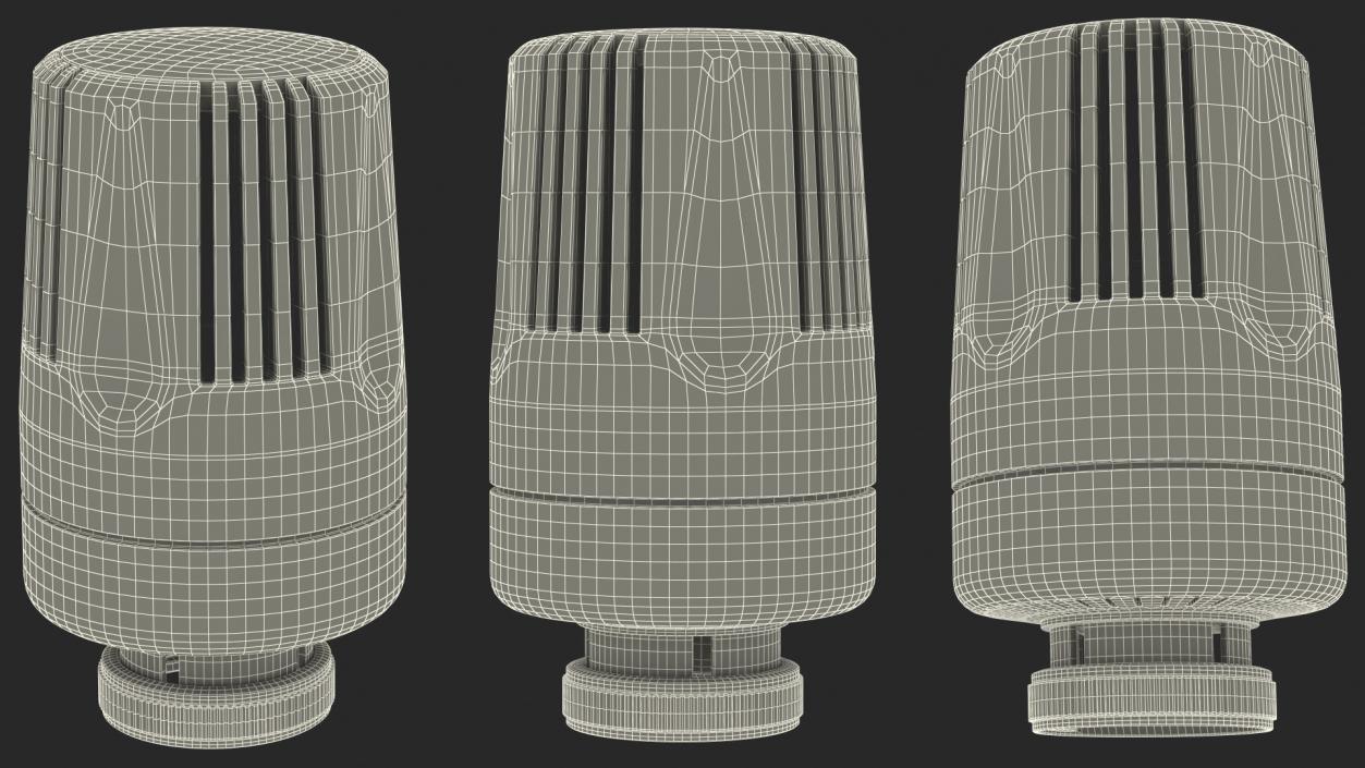 Thermostatic Radiator Valve-Head 3D