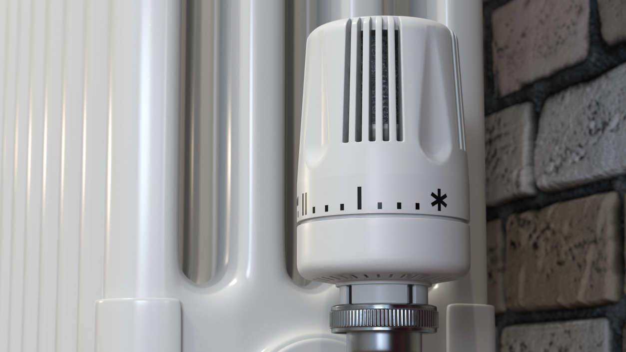 Thermostatic Radiator Valve-Head 3D