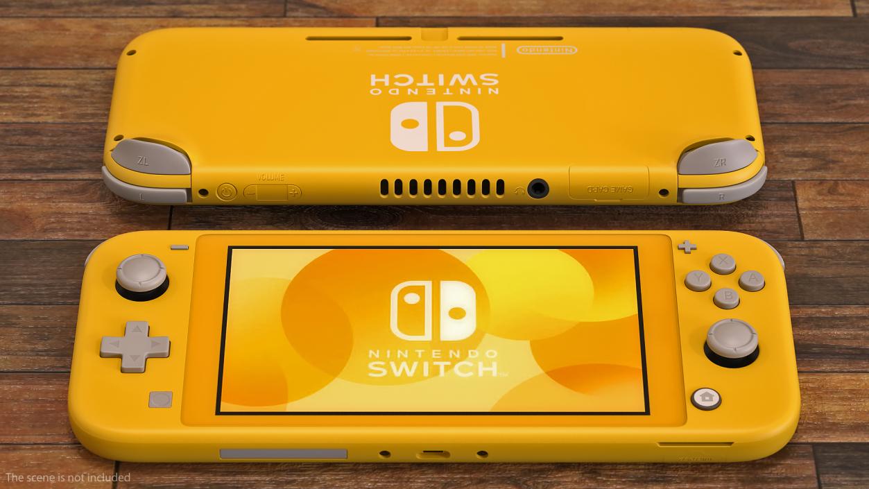 Nintendo Switch Lite Yellow 3D