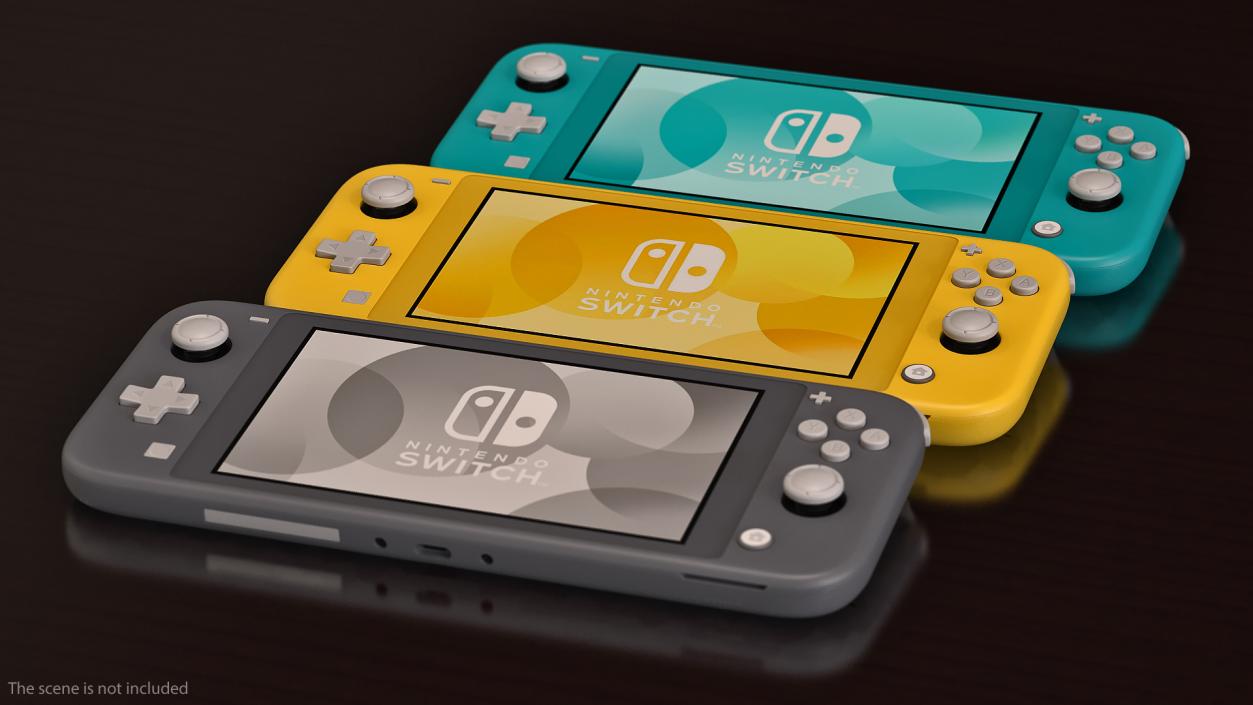 Nintendo Switch Lite Yellow 3D