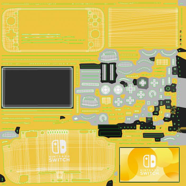 Nintendo Switch Lite Yellow 3D