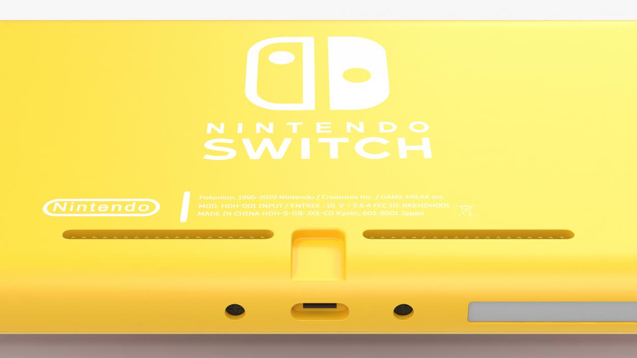 Nintendo Switch Lite Yellow 3D