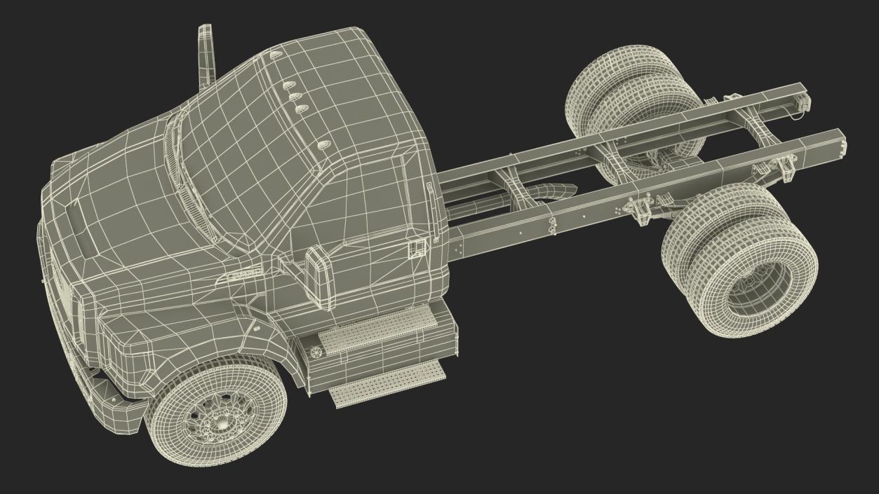 2019 F650 Supertruck Pickup Rigged 3D model