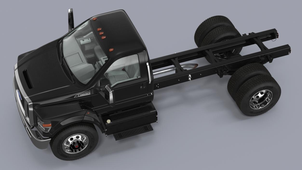 2019 F650 Supertruck Pickup Rigged 3D model