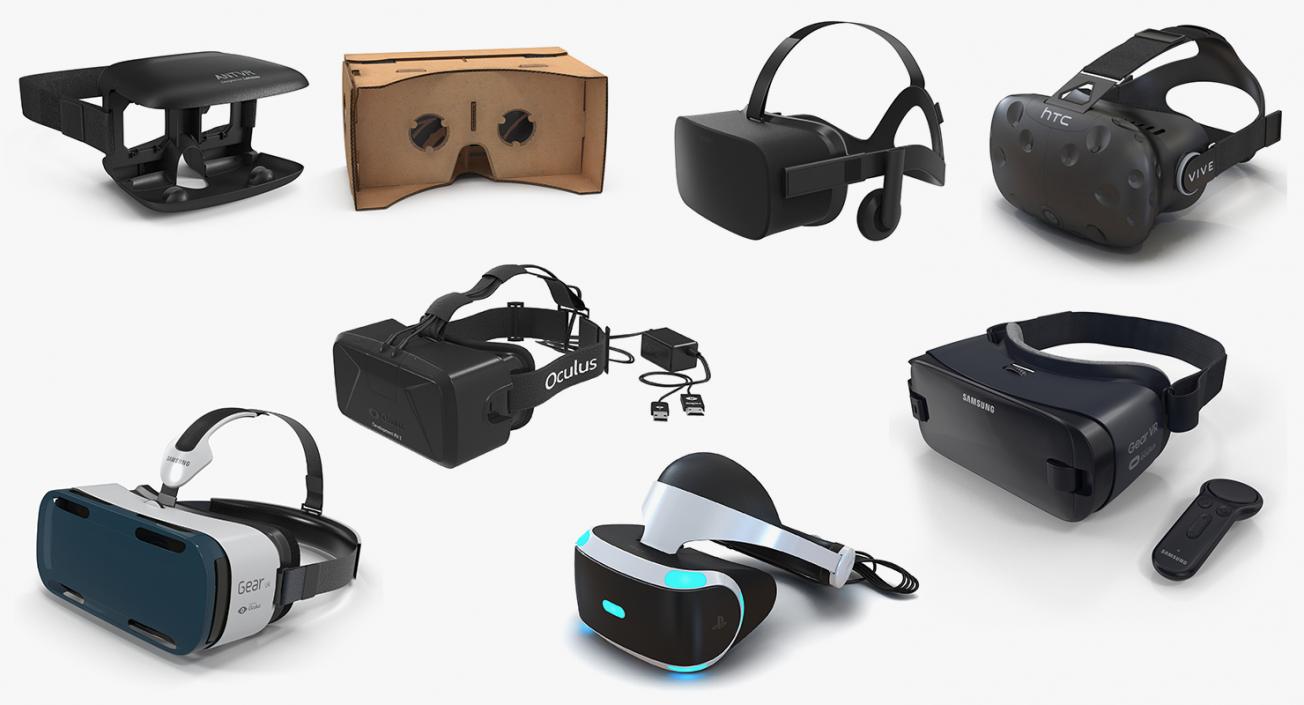 3D Virtual Reality Goggles Collection 4