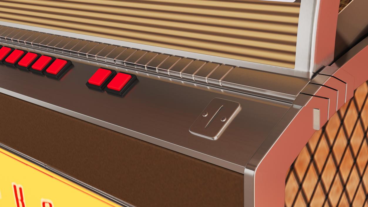 Sound Leisure Vinyl Rocket Jukebox 3D model