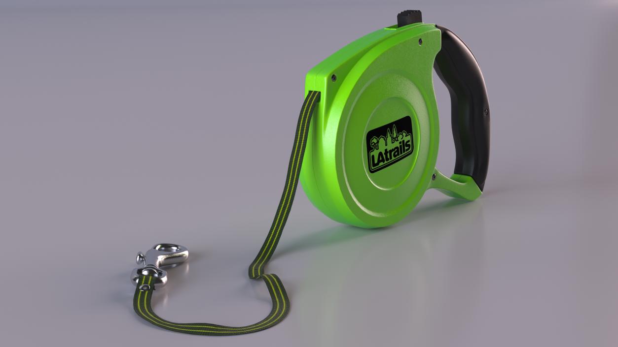 Extendable Dog Leash Latrails 3D model