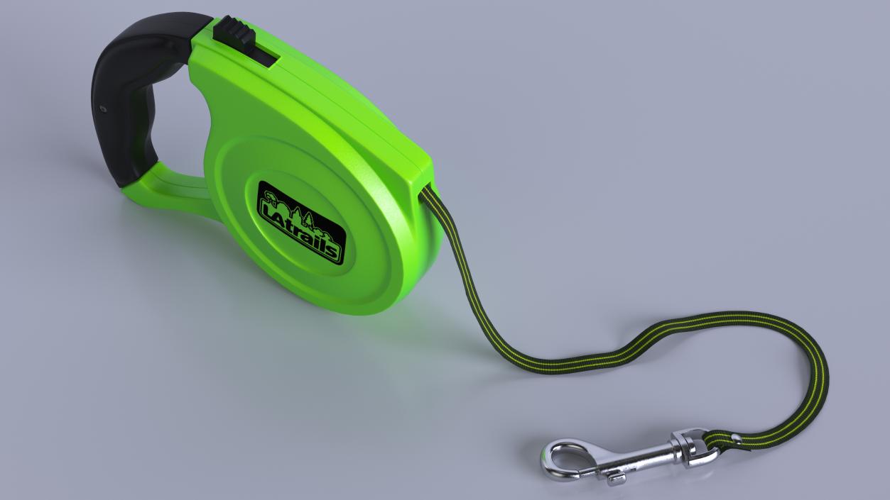 Extendable Dog Leash Latrails 3D model