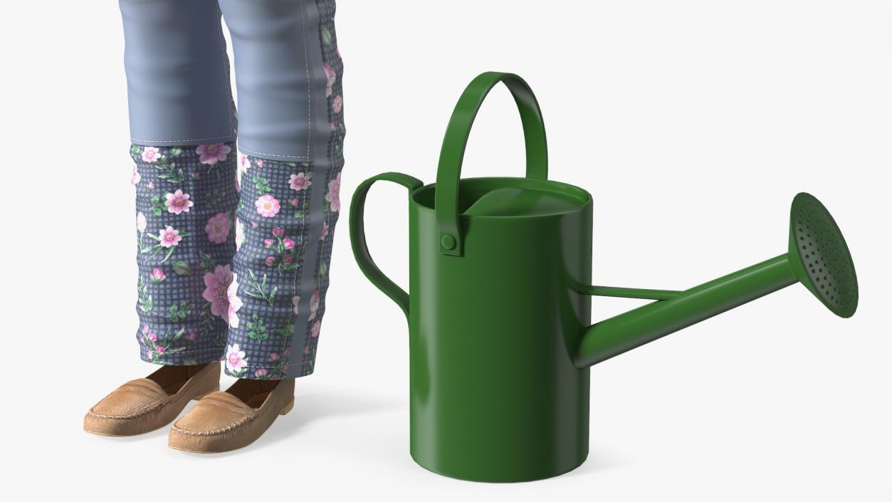 3D model Gardener Clothes Set for Women