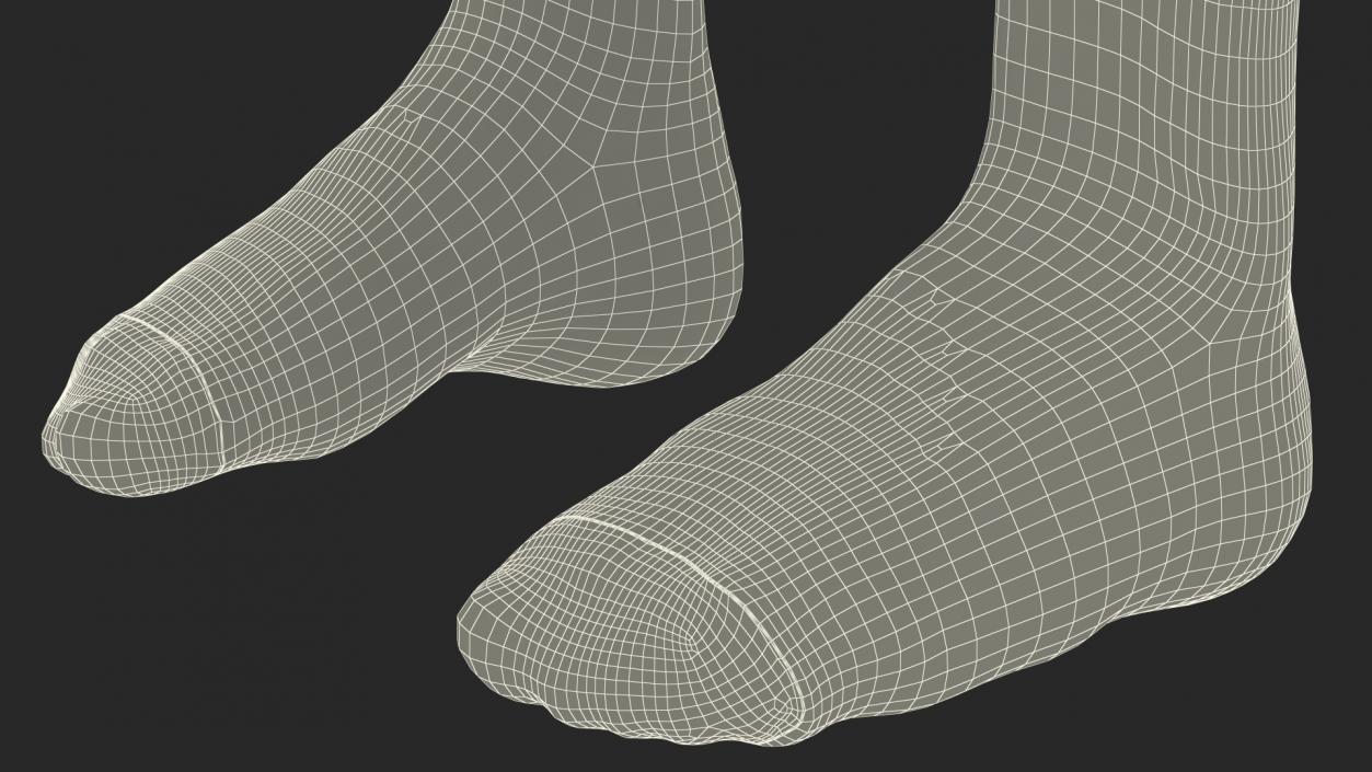 3D Long Socks Nike Grey on The Foot Standing