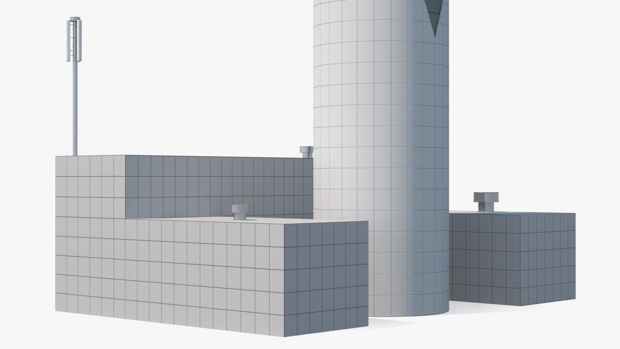 3D Airport Tower model