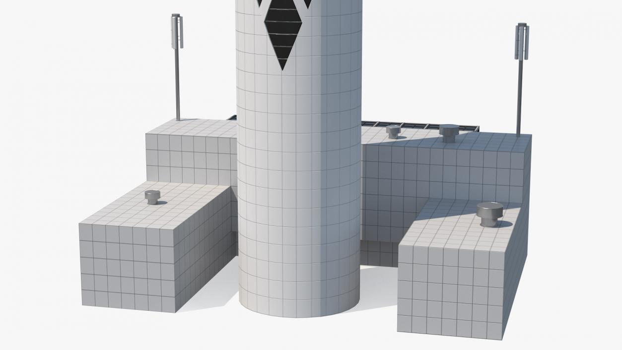 3D Airport Tower model