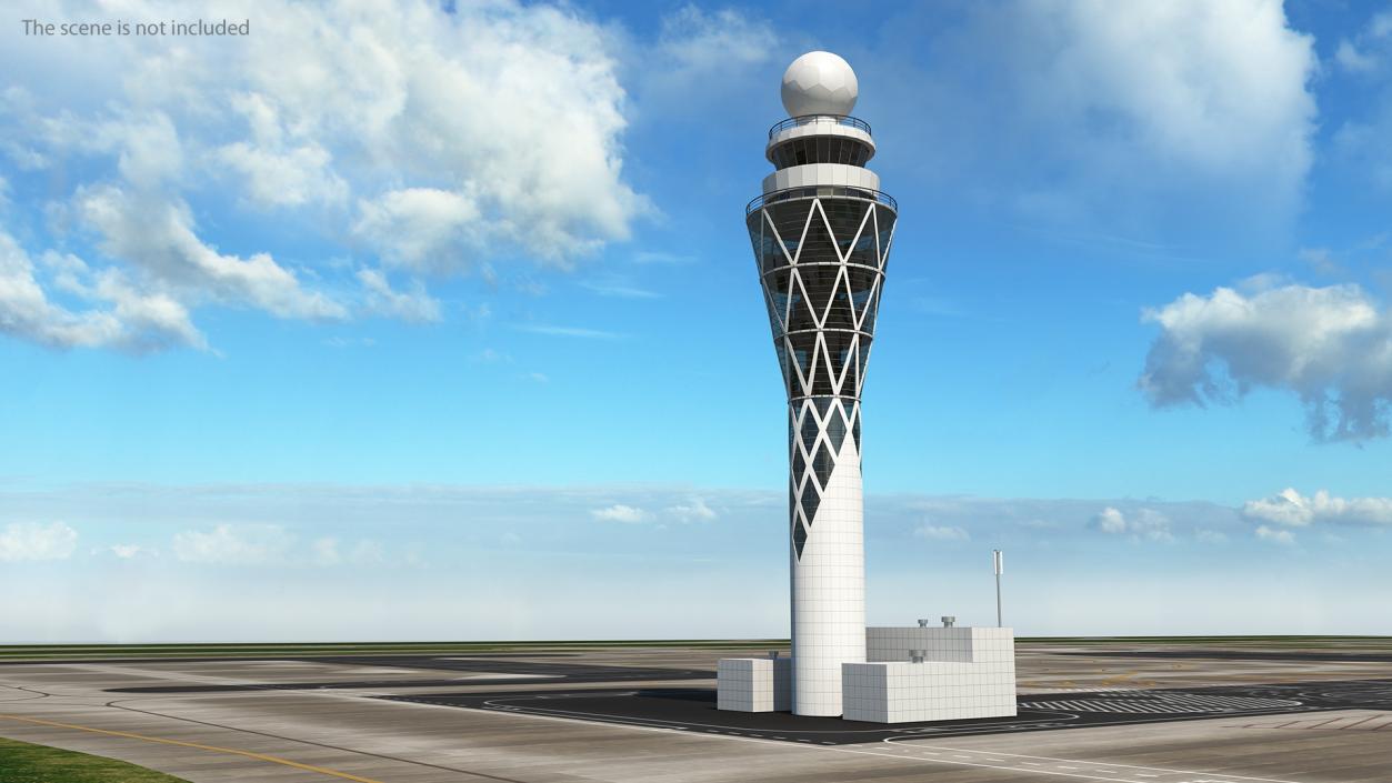 3D Airport Tower model