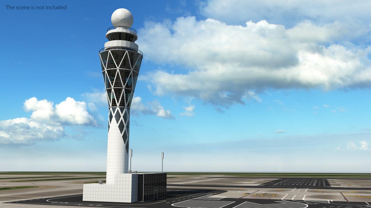 3D Airport Tower model