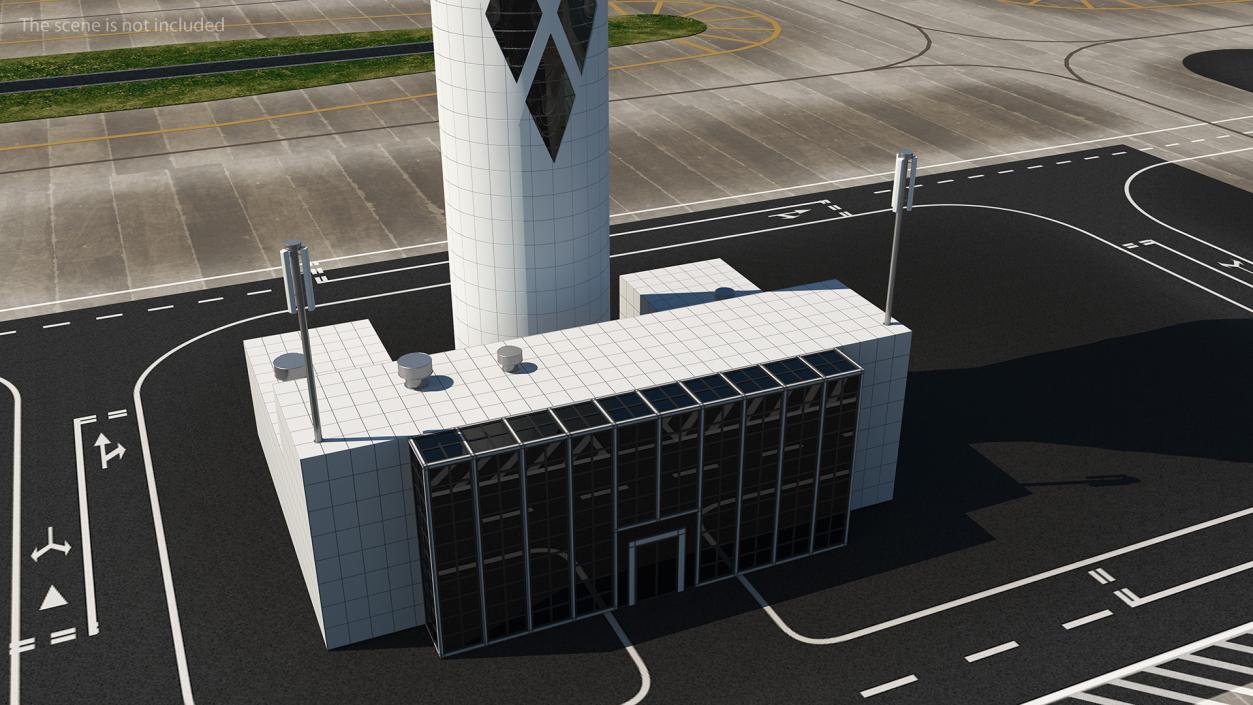 3D Airport Tower model