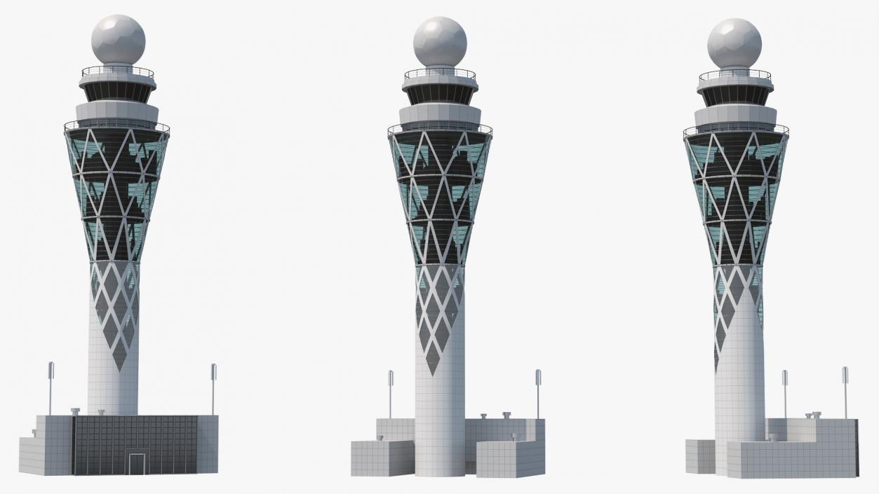 3D Airport Tower model