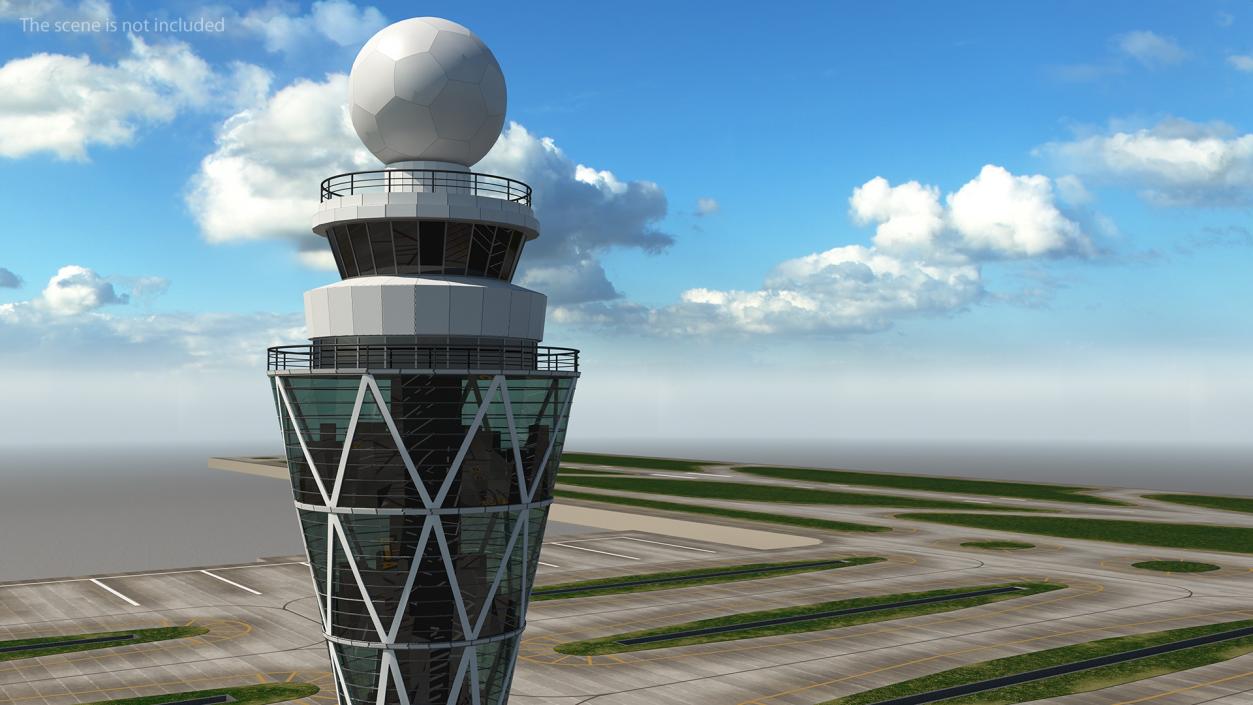 3D Airport Tower model