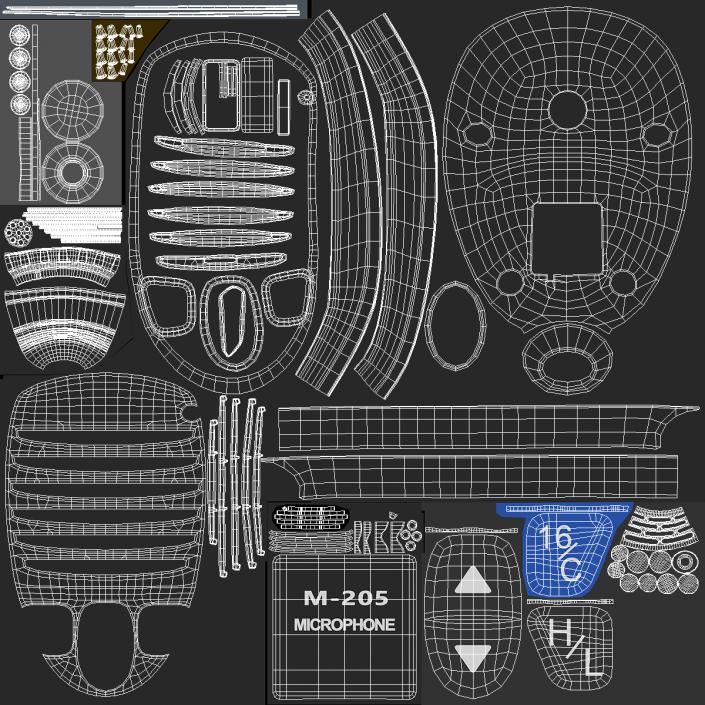 3D model External Marine VHF Microphone