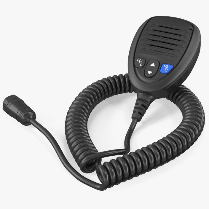 3D model External Marine VHF Microphone