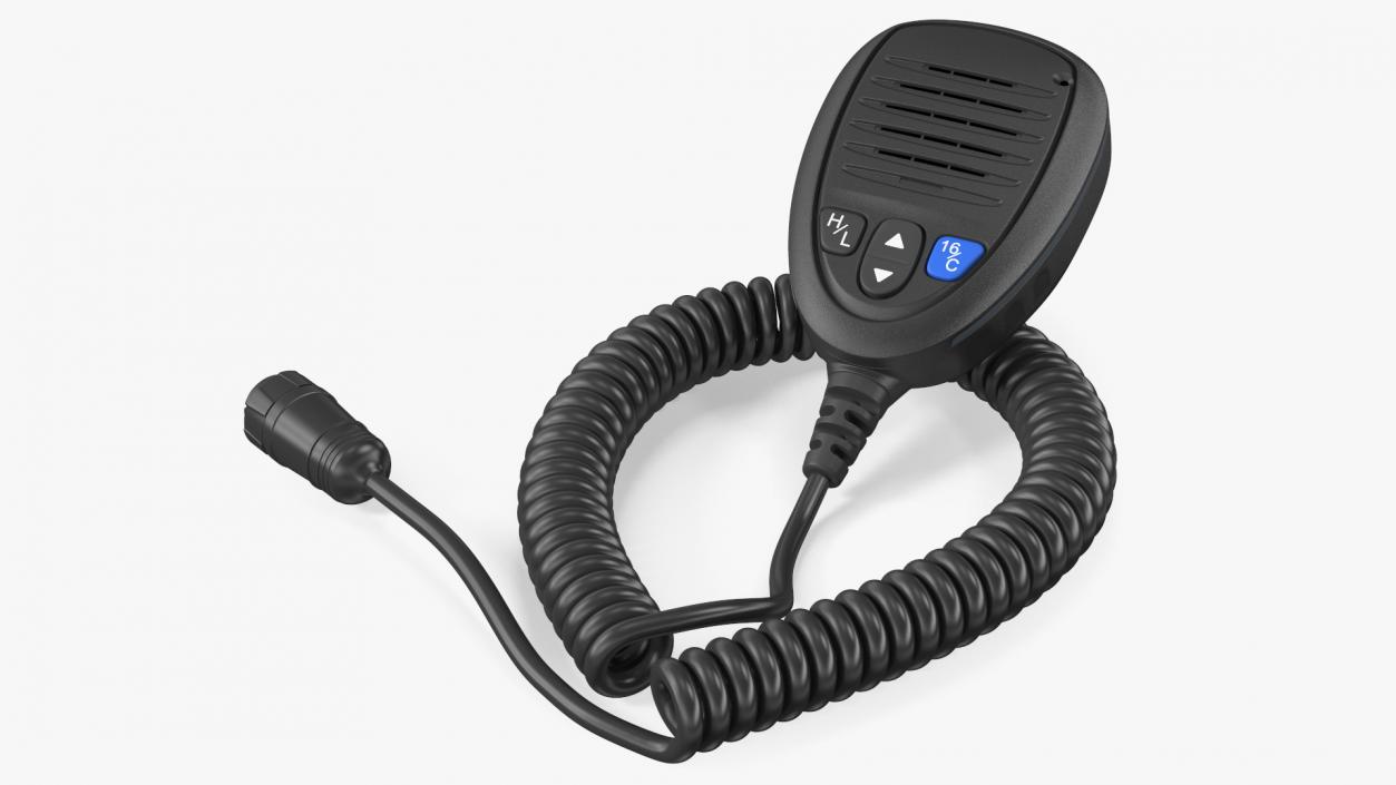 3D model External Marine VHF Microphone