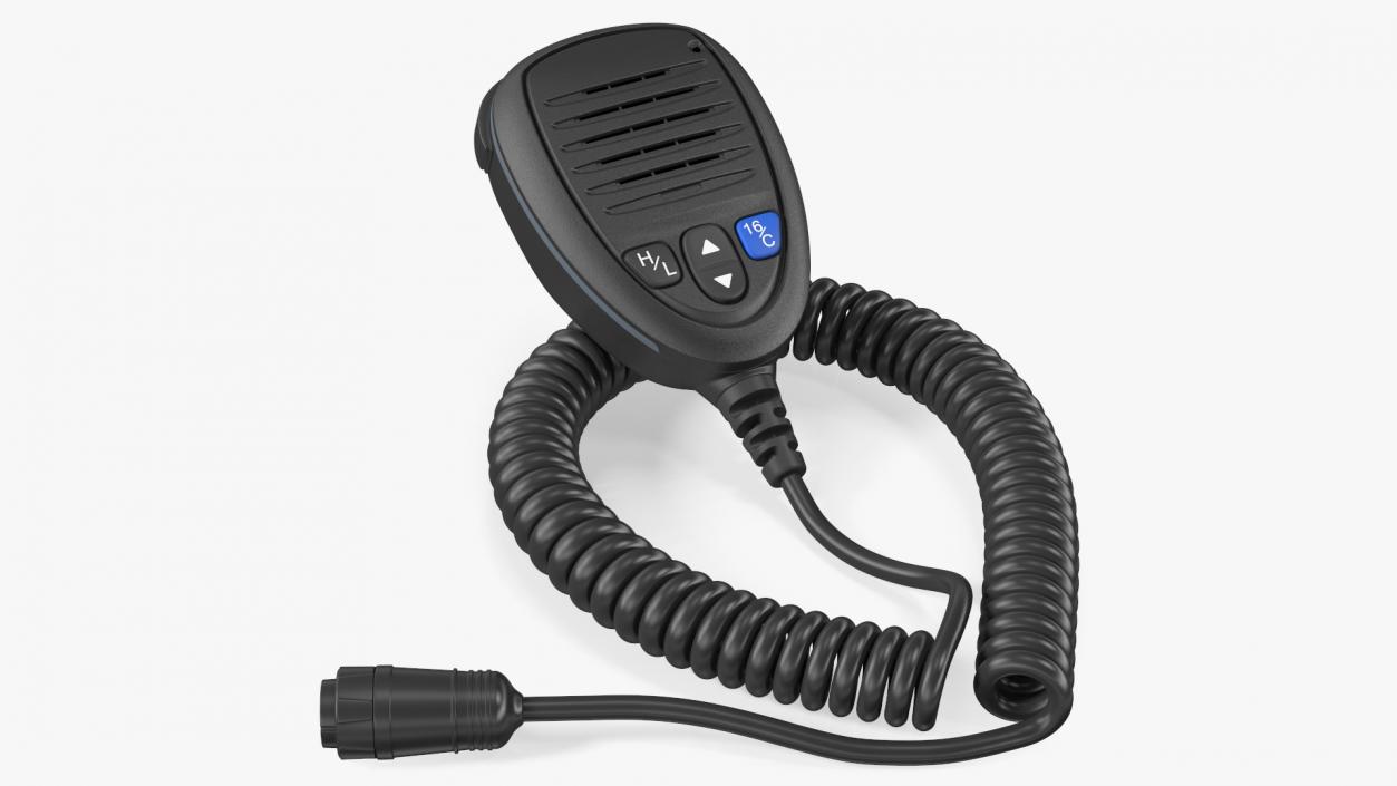 3D model External Marine VHF Microphone