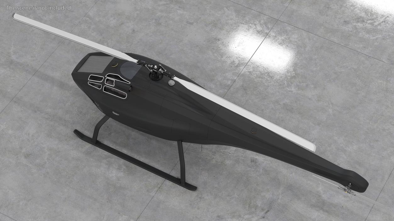 UAV Helicopter 3D model