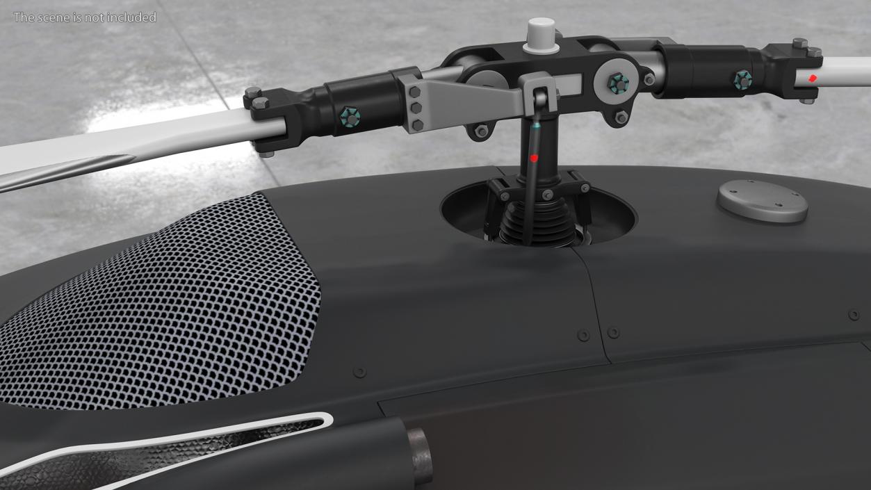 UAV Helicopter 3D model