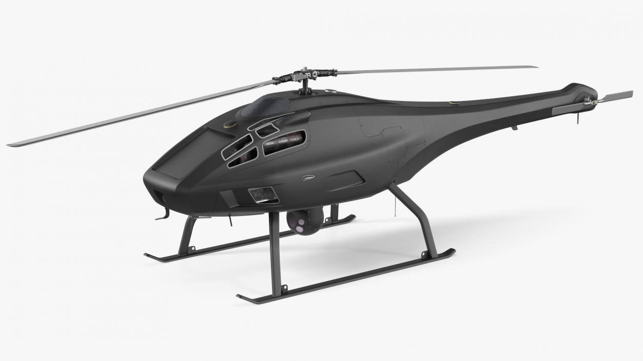 UAV Helicopter 3D model