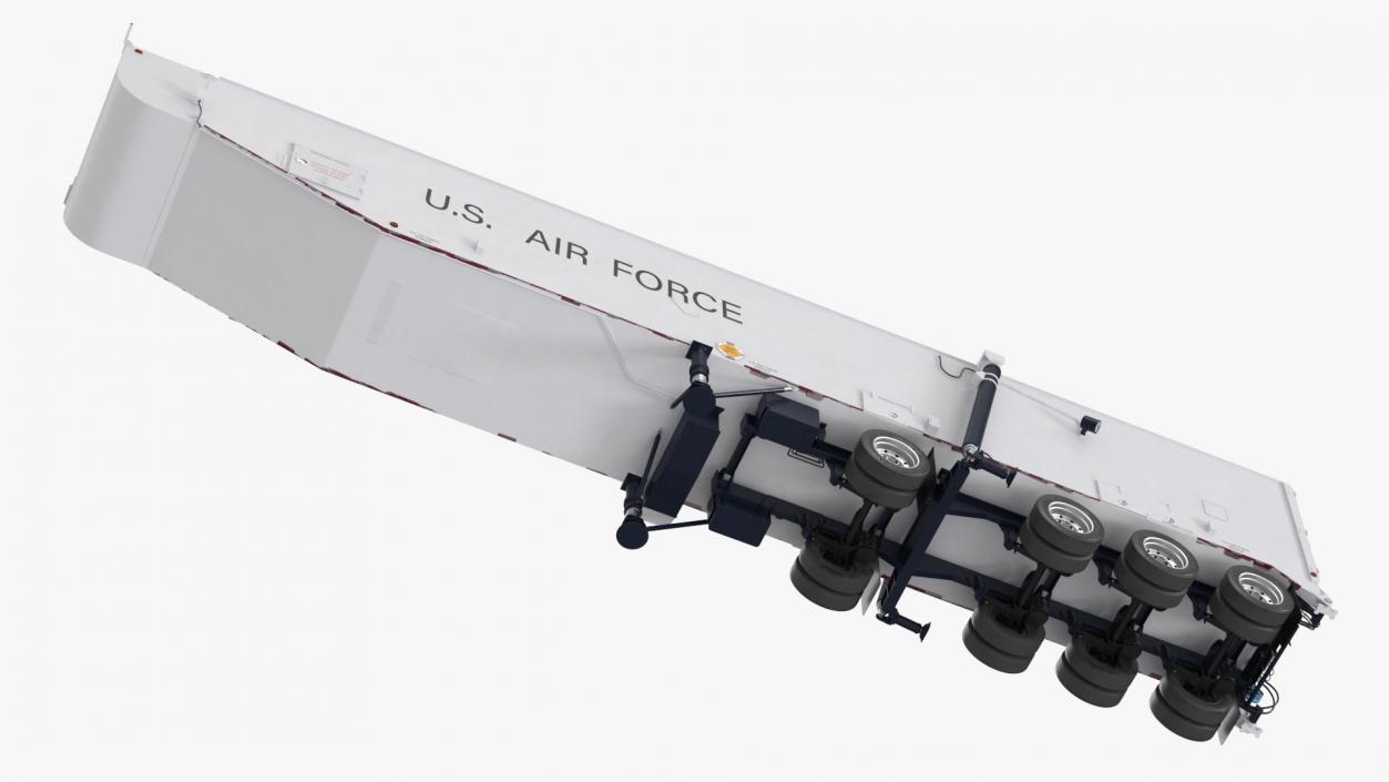 3D model Minuteman Missile Trailer