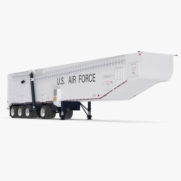 3D model Minuteman Missile Trailer