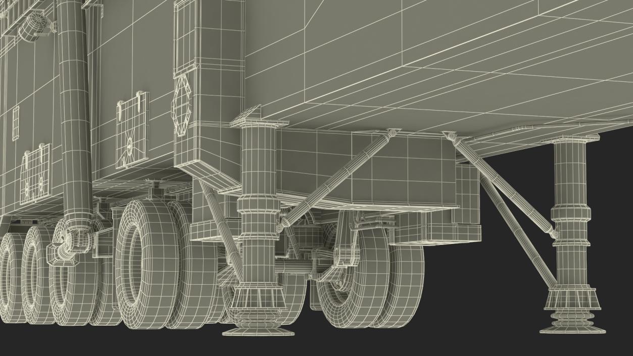 3D model Minuteman Missile Trailer