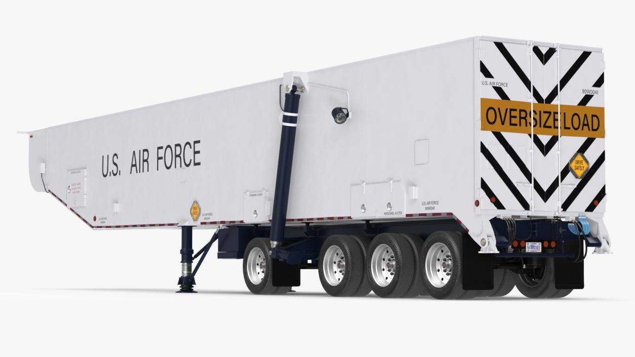 3D model Minuteman Missile Trailer