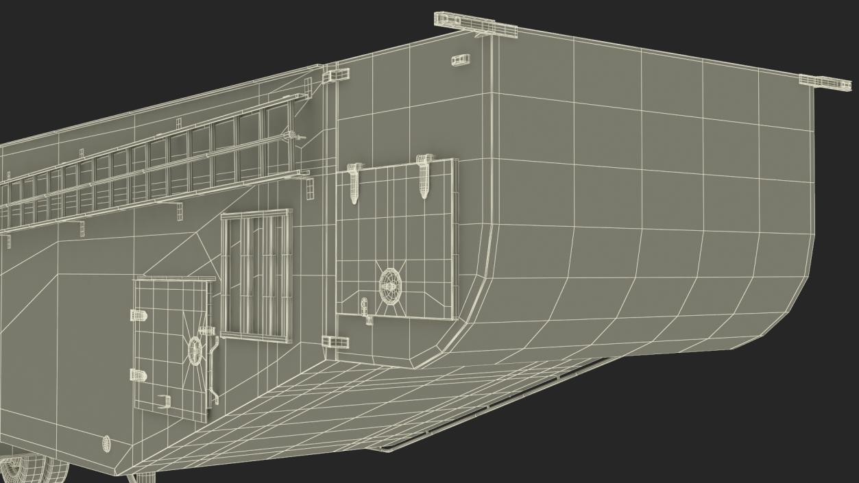 3D model Minuteman Missile Trailer