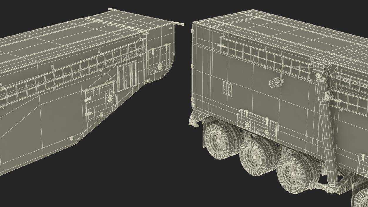 3D model Minuteman Missile Trailer