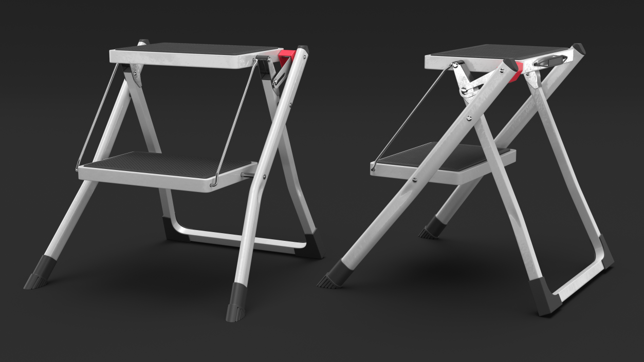 3D Steel Step Stool