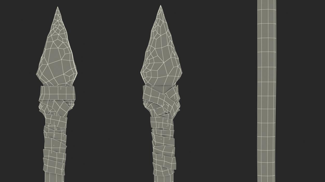 3D Ancient Spear model