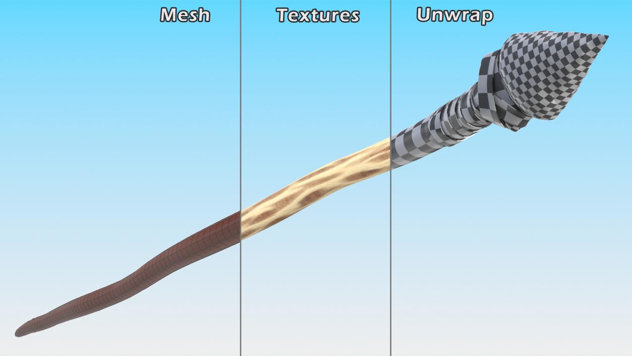 3D Ancient Spear model