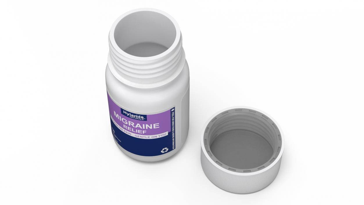 Migraine Relief Bottle Hylands Naturals 3D model