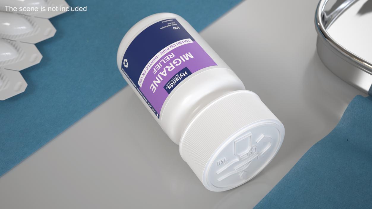 Migraine Relief Bottle Hylands Naturals 3D model