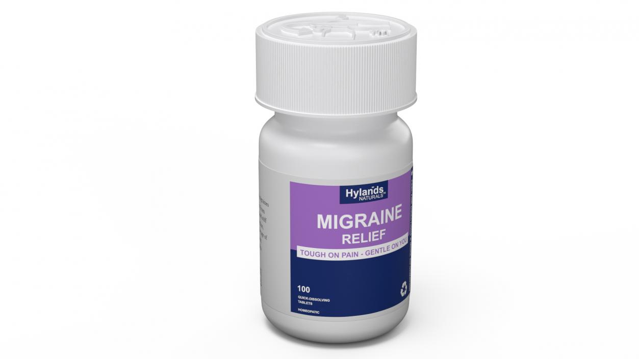 Migraine Relief Bottle Hylands Naturals 3D model