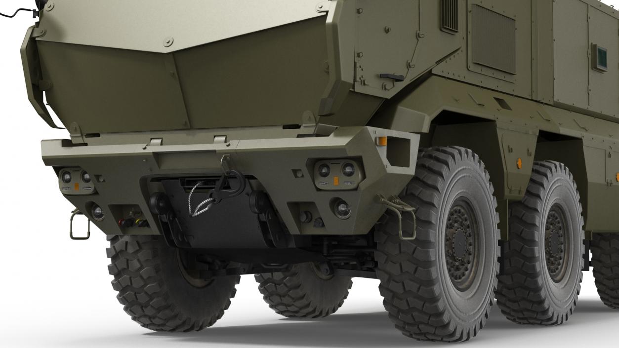 KAMAZ 63968 Typhoon MRAP Vehicle Rigged 3D model