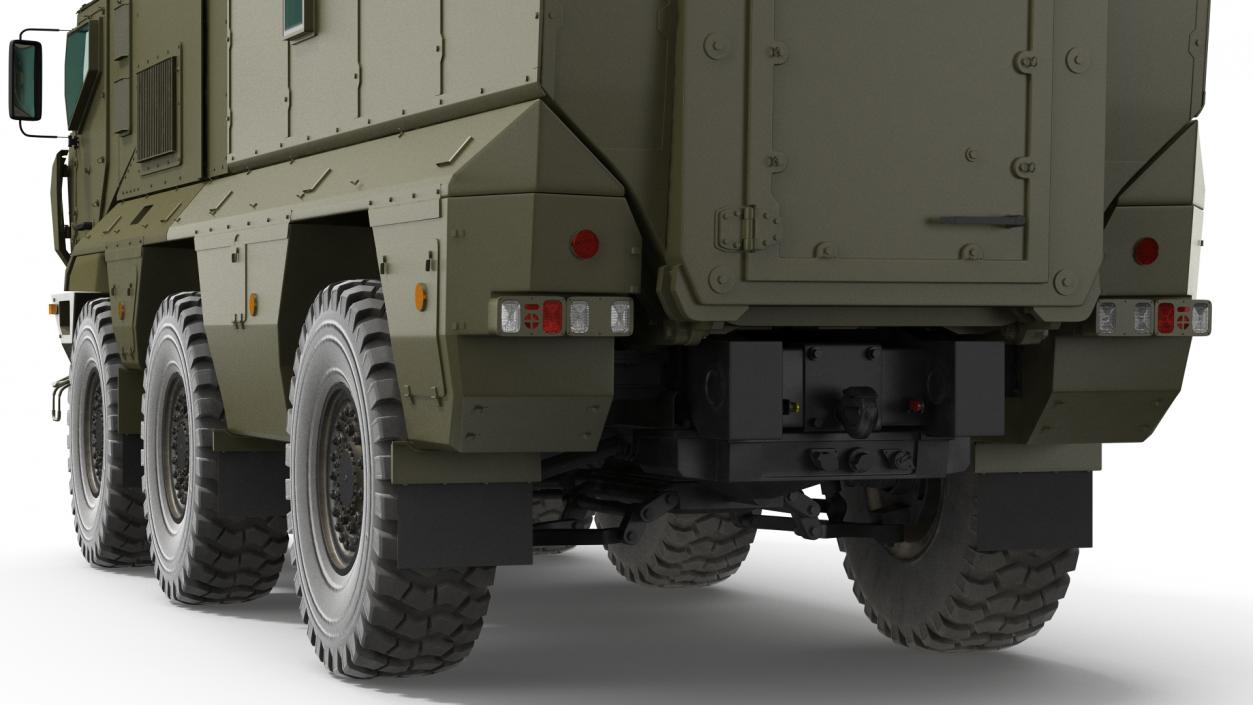 KAMAZ 63968 Typhoon MRAP Vehicle Rigged 3D model