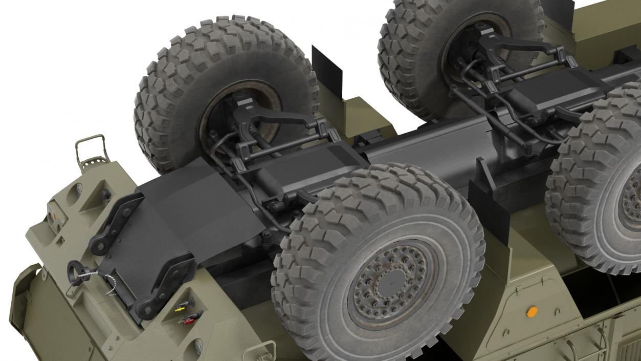 KAMAZ 63968 Typhoon MRAP Vehicle Rigged 3D model