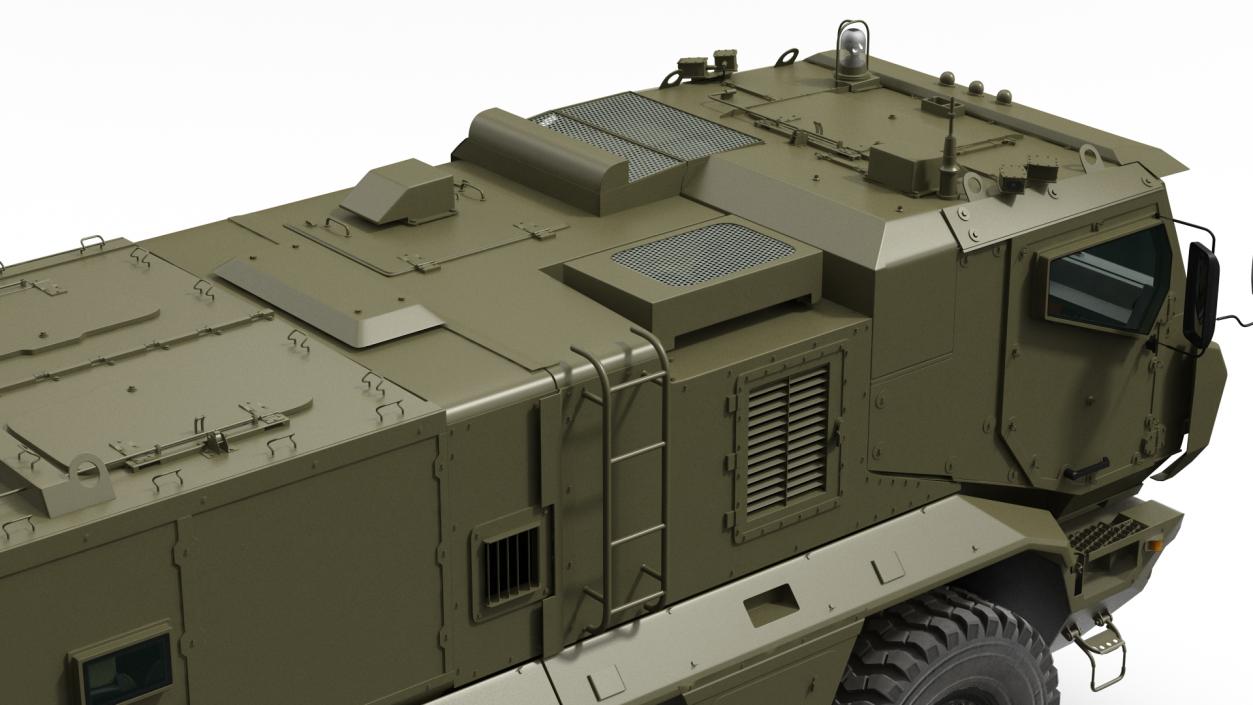 KAMAZ 63968 Typhoon MRAP Vehicle Rigged 3D model