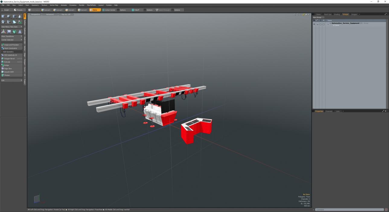 3D Automotive Service Equipment model